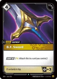 B.F. Sword — Riftbound Uncommon card