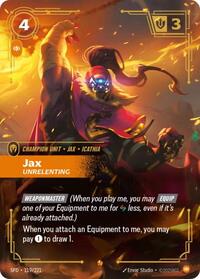 Jax - Unrelenting — Riftbound Epic card
