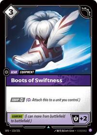 Boots of Swiftness — Riftbound Uncommon card