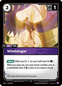 Windsinger — Riftbound Uncommon card