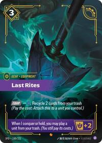 Last Rites — Riftbound Epic card