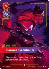 Draven - Glorious Executioner (Overnumbered) — Riftbound Showcase card