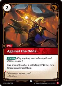 Against the Odds — Riftbound Common card