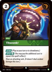 Thwonk! — Riftbound Common card