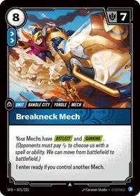 Breakneck Mech — Riftbound Uncommon card