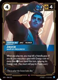 Jayce - Man of Progress — Riftbound Rare card