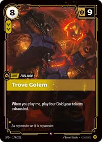 Trove Golem — Riftbound Rare card