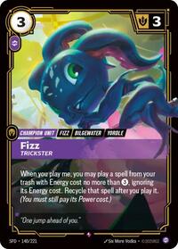 Fizz - Trickster — Riftbound Rare card