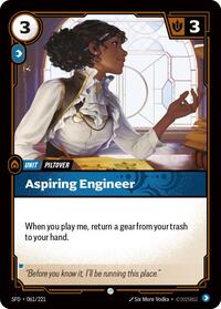 Aspiring Engineer — Riftbound Common card