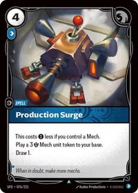 Production Surge — Riftbound Uncommon card