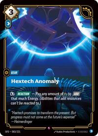 Hextech Anomaly — Riftbound Rare card