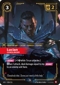 Lucian - Gunslinger — Riftbound Epic card