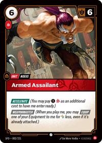 Armed Assailant — Riftbound Common card