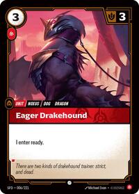 Eager Drakehound — Riftbound Common card