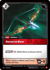 Recurve Bow — Riftbound Uncommon card