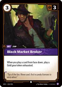 Black Market Broker — Riftbound Common card