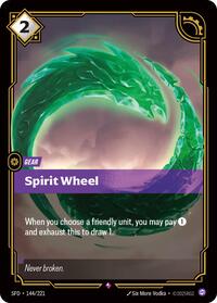 Spirit Wheel — Riftbound Rare card