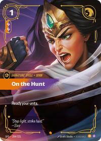 On the Hunt — Riftbound Epic card