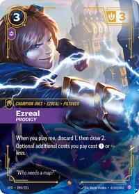 Ezreal - Prodigy — Riftbound Epic card