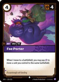 Fae Porter — Riftbound Common card