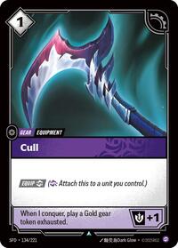 Cull — Riftbound Uncommon card