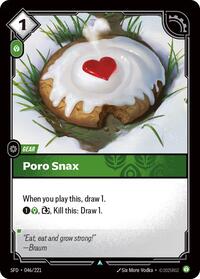 Poro Snax — Riftbound Uncommon card