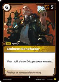 Eminent Benefactor — Riftbound Common card