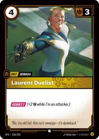 Laurent Duelist — Riftbound Common card