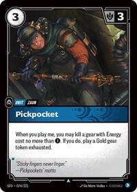 Pickpocket — Riftbound Uncommon card