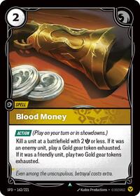 Blood Money — Riftbound Uncommon card