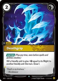Deathgrip — Riftbound Uncommon card