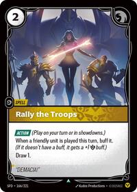 Rally the Troops — Riftbound Uncommon card