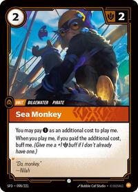 Sea Monkey — Riftbound Common card