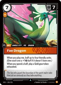 Fae Dragon — Riftbound Uncommon card