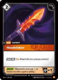 Hexdrinker — Riftbound Uncommon card