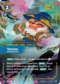 Teemo - Strategist (Overnumbered) — Riftbound Showcase card