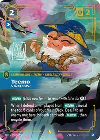 Teemo - Strategist (Signature) — Riftbound Showcase card