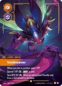 Kha'Zix - Voidreaver (Signature) — Riftbound Unleashed Showcase card
