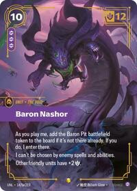 Baron Nashor (Alternate Art) — Riftbound Showcase card