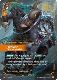 Rengar - Trophy Hunter — Riftbound Epic card