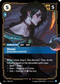 Hwei - Brooding Painter — Riftbound Rare card