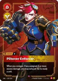 Vi - Piltover Enforcer — Riftbound Rare card