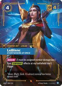 LeBlanc - Everywhere At Once — Riftbound Epic card