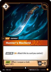Hunter's Machete — Riftbound Common card