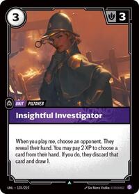 Insightful Investigator — Riftbound Uncommon card