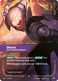 Diana - No Longer Human — Riftbound Epic card