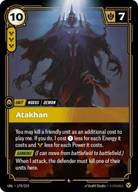Atakhan — Riftbound Rare card