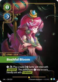 Lillia - Bashful Bloom (Overnumbered) — Riftbound Showcase card