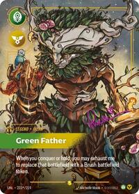 Ivern - Green Father (Signature) — Riftbound Showcase card