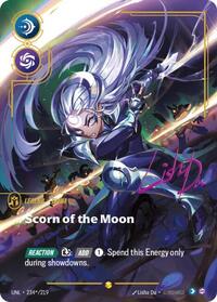 Diana - Scorn of the Moon (Signature) — Riftbound Unleashed Showcase card